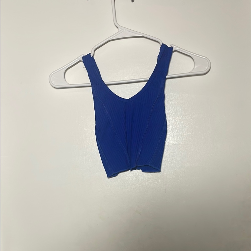 Five dancewear Blue Sleeveless Women's Top